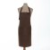Apron Ethel "Style", brown color, 70 x80cm, 80% p/e, 20% cotton