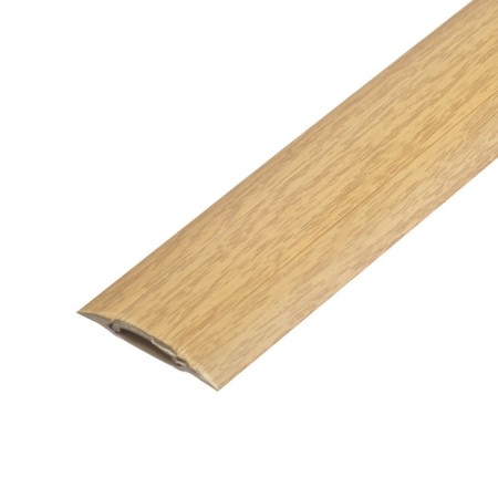 Threshold with an mounting channel 36mm 0.9m Ideal, light oak