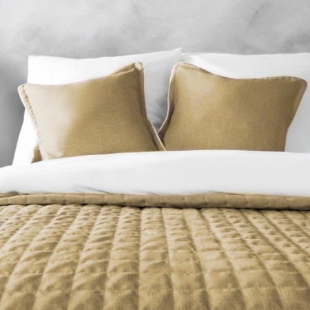 Set "Ibiza": a bedspread 160 x 220 cm, pillowcase 40 x 40 cm - 2 pcs, beige color-2
