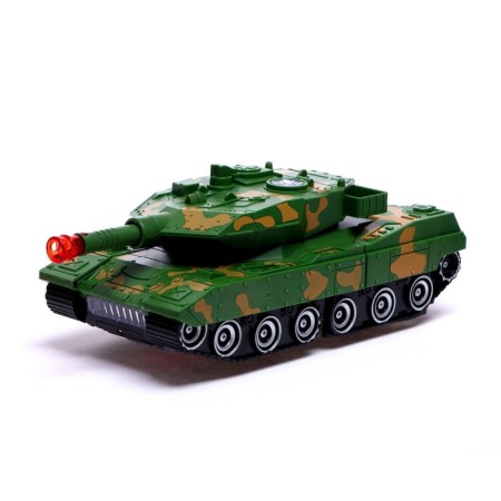 The Tank robot is transformed, light and sound effects, it works from batteries-1