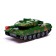 The Tank robot is transformed, light and sound effects, it works from batteries