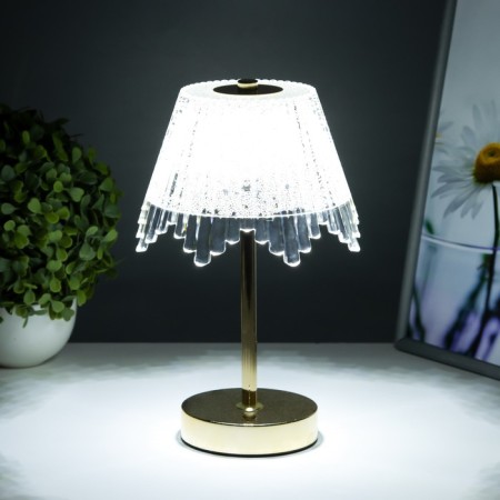 Table lamp sensory "Gina" LED 10W batter gold 16x16x28 cm-2