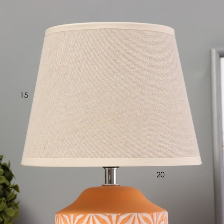 Lyoda table lamp E14 40W Beige 20x20x29 cm-2
