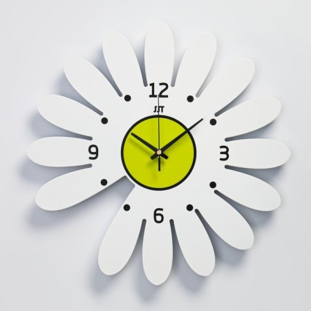 Wall clock "Chamomile", smooth move, d = 39 cm, 1 aa