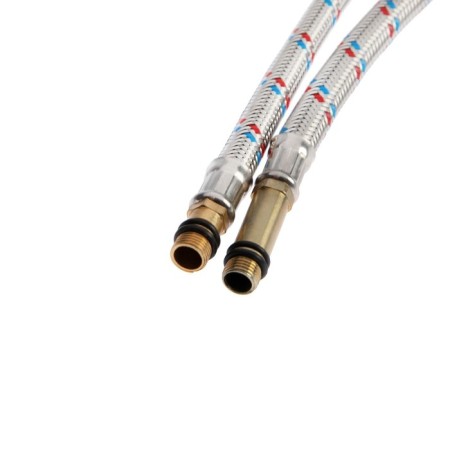 Flexible eyeliner for Zein mixer, nut 1/2 ", fitting M10, 40 cm, set 2 pcs-4