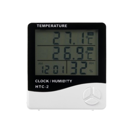 Thermometer Luazon LTR-16, electronic, 2 temperature sensors, humidity sensor, white-3