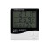 Thermometer Luazon LTR-16, electronic, 2 temperature sensors, humidity sensor, white