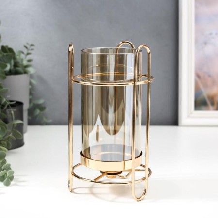 Summary Metal for 1 candle "Limard" Gold "gold18x11x11 cm-1