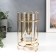Summary Metal for 1 candle "Limard" Gold "gold18x11x11 cm