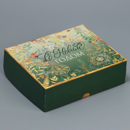 Packaging for confectionery "Happy New Year", 20 x 17 x 6 cm, New Year-1
