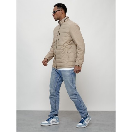 Male spring jacket, size 48, beige color-1