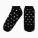 Women's socks shortened "peas", black color, rr 23-25