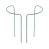 Builder for strawberries, d = 20 cm, h = 25 cm, leg d = 0.3 cm, metal, green