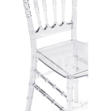 Plastic stool Chiavari plastic/Transparent 38x45x89 cm-5