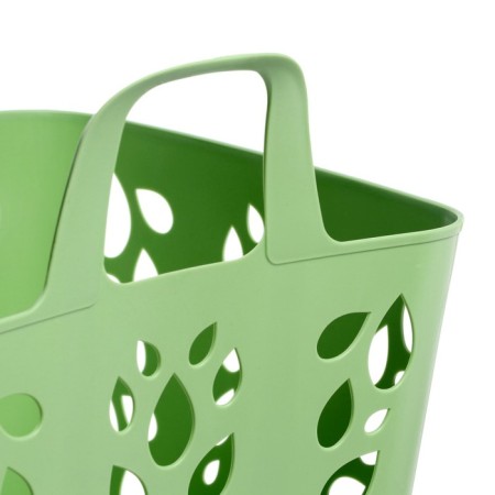 Soft basket for toys Lalababy Protect Me, 25 l, color pistachio seal-1