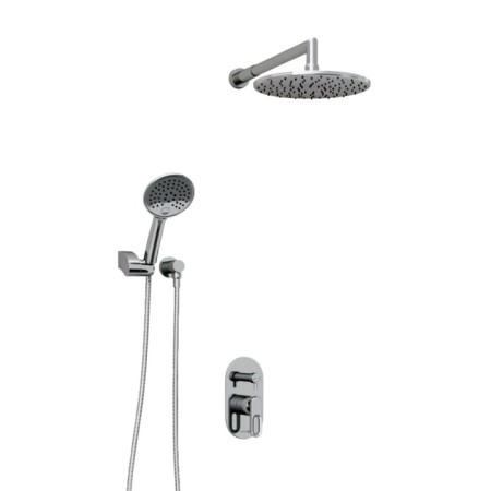 The shower system wasserkraft a16830, built -in, tropical shower, shower, chromium