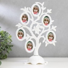 Photo frame plastic in 6 photos 4.5x3 cm 