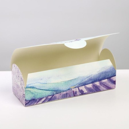 Confectionery packaging, cupcake box, “good mood”, 9 x 9 x 24.5 cm-3