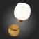 Wall lamp EVOLUCE. Sle1136-301-01. Tratti. 1x60 W, E27, 13x24 cm, brass color