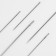 Sewing needles in a needle -tube needle, autocratic, d = 0.7/0.8/1 mm, 3.6 - 6.8 cm, 8.5 × 1.7 cm, 30 pcs