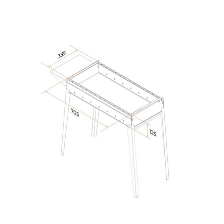 Marbage "Classic 750" μl 750, 2 mm, 78 x 38 x 78.5 cm-5