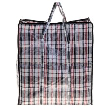 Household bag with lightning, 45 liters, black color