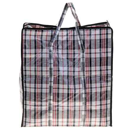 Household bag with lightning, 45 liters, black color