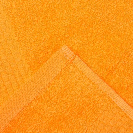 Tensor of a terry smooth -red “economy” 70x130 cm, color orange color-2