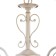 Caustra Freya Fr2566-PL-03-WG Benoit, 570x570x1535 mm, E27, 3x60W, cream color with gold
