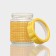 Glass Bank for bulk products "Gold", 300 ml, 8.5 × 10.5 cm, gold color