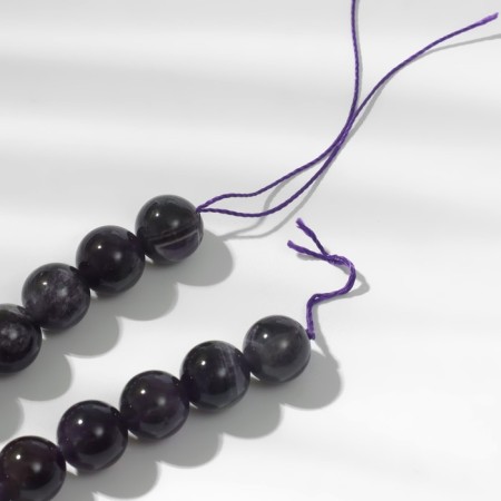 Beads on threads ball No. 10 "Amethyst" Light, 38 beads-1