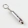 Laser pointer, on a key fob 1.5 x 1.5 x 6.5