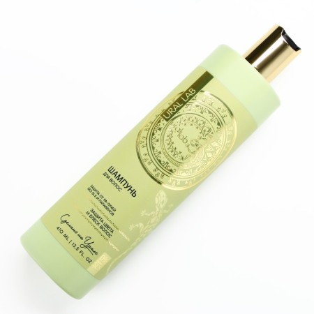 Hair shampoo, color protection and shine, 410 ml, Basic Line by Ural Lab-5
