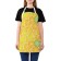 Apron kitchen with a photo print "Orange space", adjustable, size OS