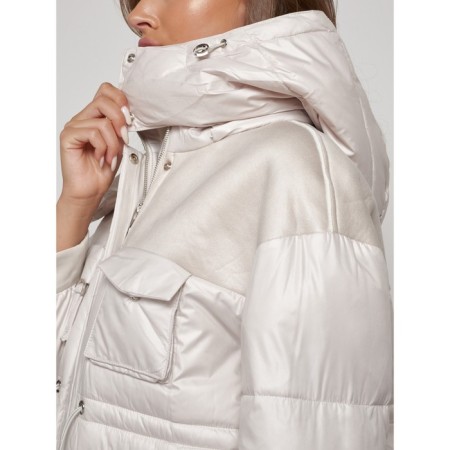 Winter jacket, size 48, beige color-10