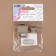 Bag Fraille, 2.3 × 3.5 cm, pearl silver color