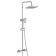 Shower system Wasserkraft A15502, tropical shower, thermostat, hand watering can, chrome
