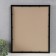 MDF photo frame (208) 40x50 cm, black color (plastic screen)