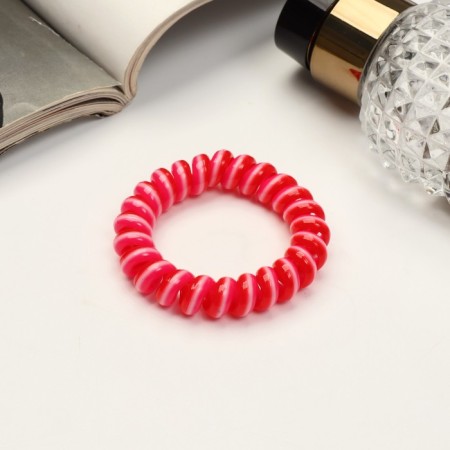 Hair elastic band "spring" multi -flowers, 5 cm, mix