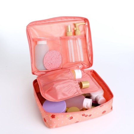 Lightning cosmetic bag, pink color-3