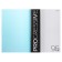A4 notebook, 96 sheets in a cage, progressive, plastic cover, block 65 g/m2, turquoise