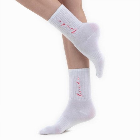 Карнавальный аксессуар- носки "Bride"-1