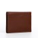 Male purse without fastening, for bills, for cards, brown color