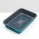 Medium toilet with a mesh of 36 x 26 x 6.5 cm, gray/turquoise