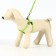 Set "Star Bones", leash 120 x 1 cm, fire 23-35 cm, green