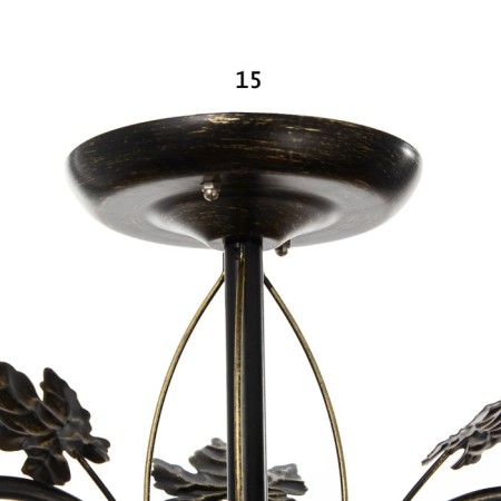 Susana chandelier 3x15W E27 Black/Gold 53x53x32cm Bayerlux-5