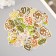 Stickers for creativity "Snake" embossing gold set 48 pcs 9x7x0.8 cm