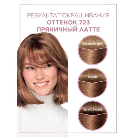 Hair dye Casting Natural Gloss, 723 gingerbread Latte-3