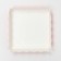 Box for cookies with PVC lid, pink, 12 x 12 x 3 cm