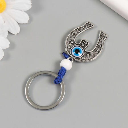 Keychain from the evil eye Metal "horseshoe" 3x6.5 cm-2